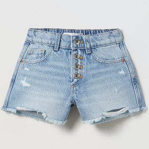 🆕 ZARA FRAYED DENIM BERMUDA SHORTS | ZARA KIDS